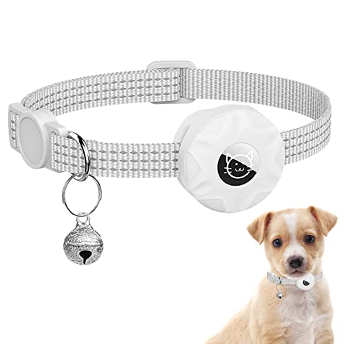Reflektierendes Hundehalsband - Flexibles reflektierendes Hundehalsband mit Sicherheitsverschlussschnalle,Bequemes Haustierzubehör für Hunde, leuchtendes Halsband mit Schnellverschluss für kleine Hods von Hods