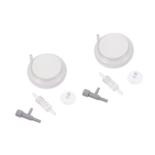 Hoement 2 Sets Aquarium Bubble Disk Für Aquarium Bubbler Stein Aquarium Sauerstoffpumpe Bubble Air Stone Versorgung von Hoement