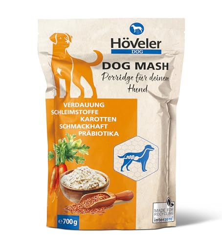 Höveler Dog MASH 750 gr – Ergänzungsfuttermittel für Hunde – Unterstützung des Verdauungstraktes – Porridge – Brei – schmackhaft - innovativ von Höveler