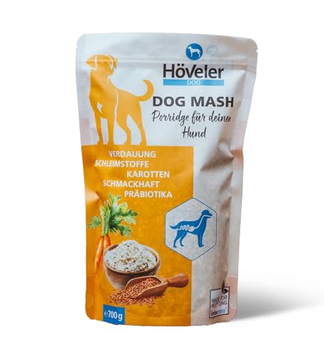 Höveler Dog MASH 750 gr – Ergänzungsfuttermittel für Hunde – Unterstützung des Verdauungstraktes – Porridge – Brei – schmackhaft - innovativ von Höveler