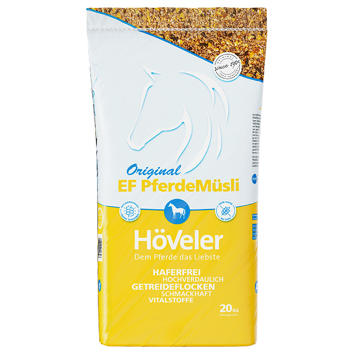 Höveler Ef Pferdemüsli Haferfrei 20 kg Reich an B-Vitaminen von Höveler