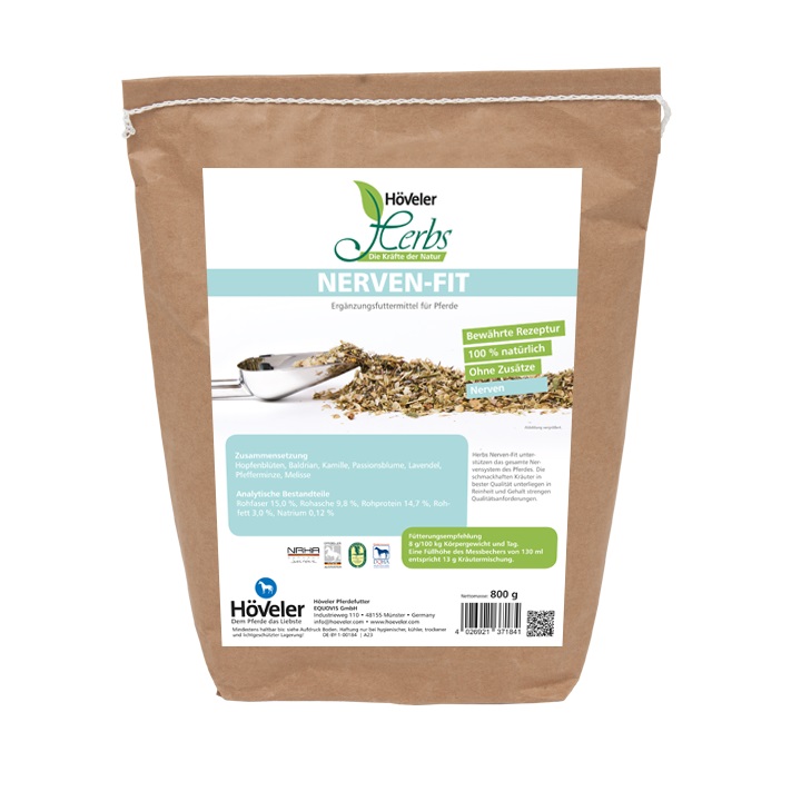 Höveler Herbs Nerven-Fit 800g Für starke Nerven von Höveler
