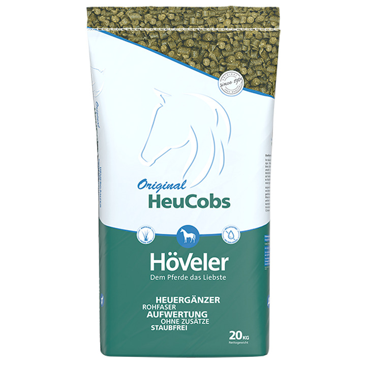 Höveler Heucobs 25 kg Staubfreie Heu Cobs zur Optimierung des Raufutters Höveler Heucobs 25 kg Staubfreie Heu Cobs zur Optimierung des Raufutters von Höveler