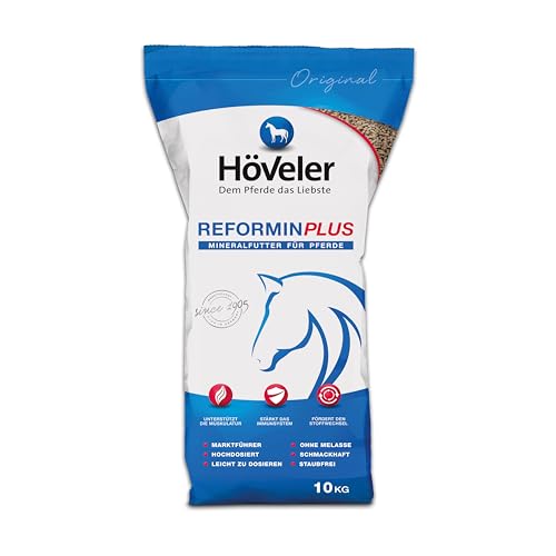 Höveler Reformin Plus 10 kg – Mineralfutter für alle Pferde – Mineralstoffe, Spurenelemente und Vitamine – optimale & bedarfsgerechte Versorgung - Mineralfuttermittel von Höveler