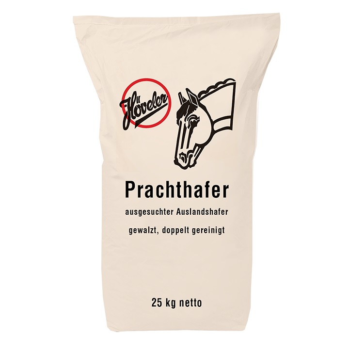 Höveler Prachthafer 25 kg Sack Doppelt gereinigt & gewalzt Höveler Prachthafer 25 kg Sack Doppelt gereinigt & gewalzt von Höveler