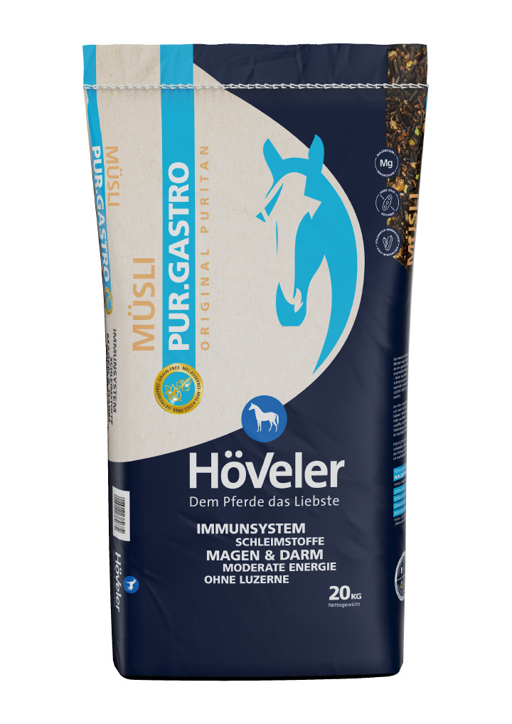 Höveler Pur.Gastro Müsli 20 kg für magen- und darmempfindliche Pferde Höveler Pur.Gastro Müsli 20 kg für magen- und darmempfindliche Pferde von Höveler