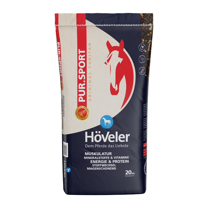 Höveler Pur.Sport 20 kg Für Sportpferde mit Stoffwechselproblemen von Höveler