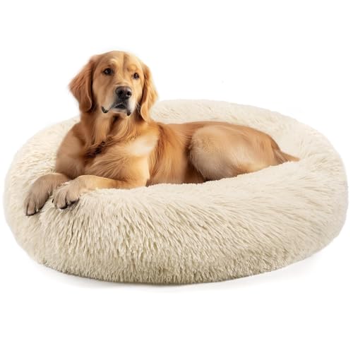 Hoewina GOG Beds Großes GOG Haustierbett für große Schwimmbrillen und Katzen, waschbar, unzerstörbar, extra groß, 81,3 cm, Hellbraun von Hoewina