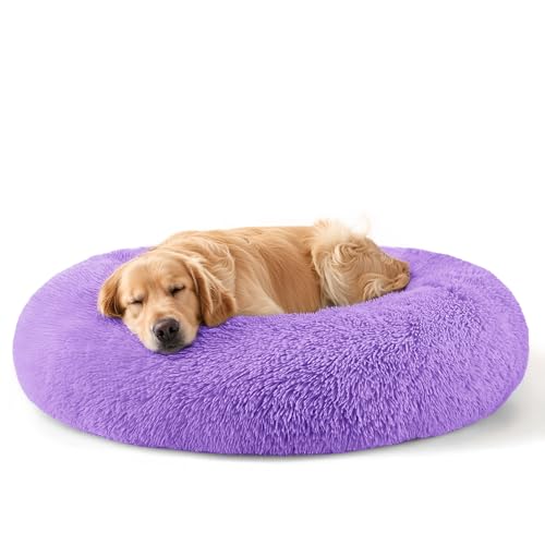 Hundebetten für große Hunde und Katzen, 81,3 cm, waschbar, unzerstörbar, extra groß, Violett Hundebetten für große Hunde und Katzen, 81,3 cm, waschbar, unzerstörbar, extra groß, Violett von Hoewina