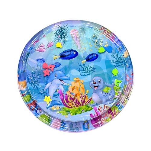 Hogvinnatil Aufblasbare Sensorische Wassermatte Für Haustier Baby 100cm Aktivität Wasserspielmatte Baby Bauchzeit Wassermatte Kühlmatte Für Hund Katze Sensory-Spielzeug Zum Spielen Frühbildung Hogvinnatil Aufblasbare Sensorische Wassermatte Für Haustier Baby 100cm Aktivität Wasserspielmatte Baby Bauchzeit Wassermatte Kühlmatte Für Hund Katze Sensory-Spielzeug Zum Spielen Frühbildung von Hogvinnatil