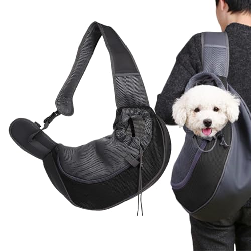 Hogvinnatil Hundetragetasche, Haustiertragetasche - Hunde- und Katzentrage mit verstellbarem Schultergurt - Atmungsaktives, rutschfestes, reisesicheres Haustiertragenetz für Reisen im Freien Hogvinnatil Hundetragetasche, Haustiertragetasche - Hunde- und Katzentrage mit verstellbarem Schultergurt - Atmungsaktives, rutschfestes, reisesicheres Haustiertragenetz für Reisen im Freien von Hogvinnatil