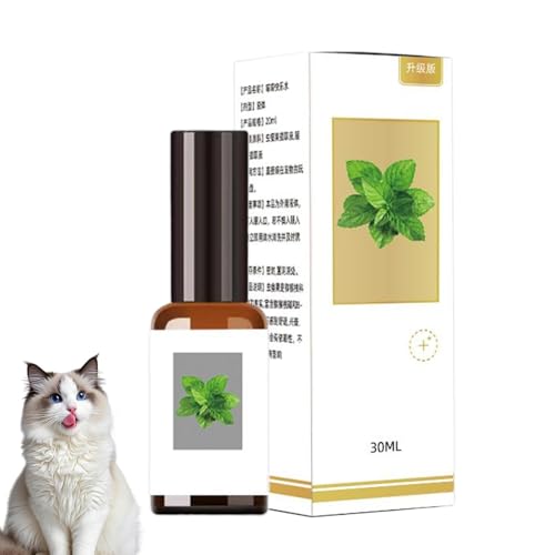 Hogvinnatil Katze anziehen Spray, Katzenminzenspray, 30 ml Joy Cat Spray Pflanzenextrakt, Mildes Trainingsinstrument, hoher Potenzstressabbau, Anziehen von Zubehör, Haustiervorräte für Innenräume Hogvinnatil Katze anziehen Spray, Katzenminzenspray, 30 ml Joy Cat Spray Pflanzenextrakt, Mildes Trainingsinstrument, hoher Potenzstressabbau, Anziehen von Zubehör, Haustiervorräte für Innenräume von Hogvinnatil