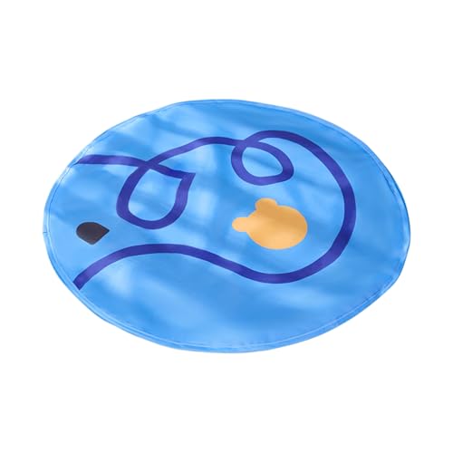 Hogvinnatil Katzenspielmatte mit Rolling Ball, Rolling Cat Ball in Play Mat | Interaktive Katzenspielzeug tragbare Spielmatte - Sicheres und Komfortables Haustierspiel langlebiger Innenräume für von Hogvinnatil