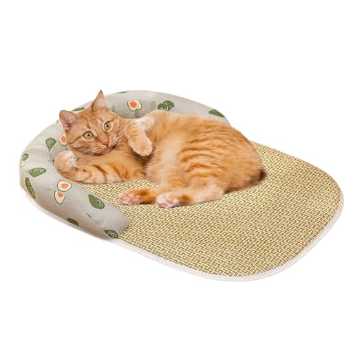 Hogvinnatil Kühlmatte | Kühlkissen Für Katzen - Ruheplatz Schlafmatte Für Warmes Wetter Wohnzimmer Boden Sofa Platz Auto Hogvinnatil Kühlmatte | Kühlkissen Für Katzen - Ruheplatz Schlafmatte Für Warmes Wetter Wohnzimmer Boden Sofa Platz Auto von Hogvinnatil
