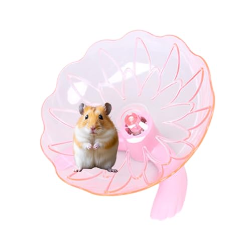 Hogvinnatil Stummes Hamsterrad, Mäuserad | Hamster Running Wheels | PET -Anreicherungsversorgung, transparente Mäuse -Käfigzubehör für Rennmäuse, Ratten, andere kleine Haustiere von Hogvinnatil