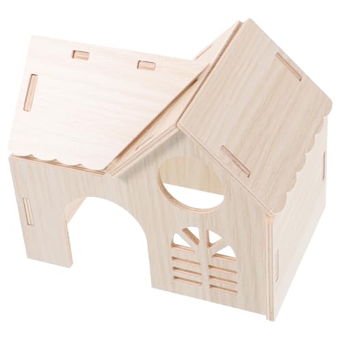 Hohopeti Rattenversteck Aus Holz – Gemütliches Nest Für Haustiere Und Meerschweinchen Hohopeti Rattenversteck Aus Holz – Gemütliches Nest Für Haustiere Und Meerschweinchen von Hohopeti