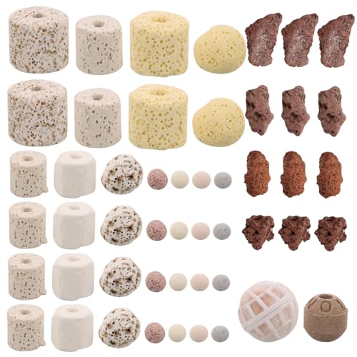 Hohopeti 1 Aquarium Filtermaterial Wasseraufbereitung Keramikfilter Teichfilter Keramik Ringfiltermedien Für Teiche Filtermedien Massenfiltermedien Für Aquarien Filtermedien Mit von Hohopeti