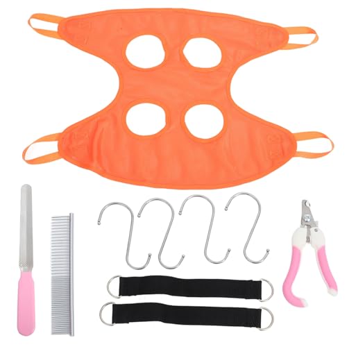 Hohopeti Haustier-fellpflege-hängematten-Set Orange S-Paket Nagelschneider Und Einfach Zu Installierendes Design Hohopeti Haustier-fellpflege-hängematten-Set Orange S-Paket Nagelschneider Und Einfach Zu Installierendes Design von Hohopeti