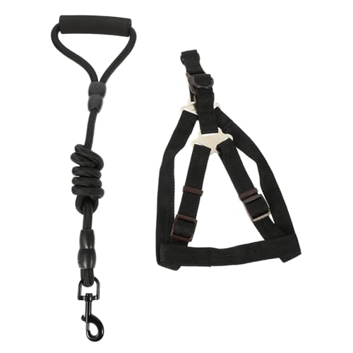 Hohopeti 1 Set große Hundeleine Hundegeschirr und Hundeleine Set für Hunde die zu Fuß gehen Seil Hohopeti 1 Set große Hundeleine Hundegeschirr und Hundeleine Set für Hunde die zu Fuß gehen Seil von Hohopeti