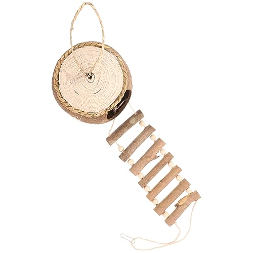 Hohopeti Kokosnüsse Shell Vogel Leitern Holz Nest Für Papageien Sittiche Finken Spielzeug Hohopeti Kokosnüsse Shell Vogel Leitern Holz Nest Für Papageien Sittiche Finken Spielzeug von Hohopeti