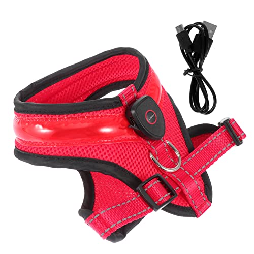 Hohopeti Reflektierende Weste Hund Weste Licht USB Lade Haustier Hund Weste Geschirre Hohopeti Reflektierende Weste Hund Weste Licht USB Lade Haustier Hund Weste Geschirre von Hohopeti