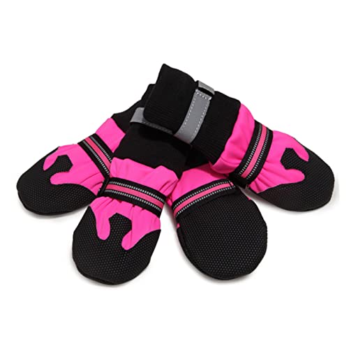 Hohopeti Hundeschuh Rosy warme Winter-Hundestiefel rutschfeste Sohle leicht zu tragen schützt die Pfoten vor Rauen Oberflächen Größe L Hohopeti Hundeschuh Rosy warme Winter-Hundestiefel rutschfeste Sohle leicht zu tragen schützt die Pfoten vor Rauen Oberflächen Größe L von Hohopeti