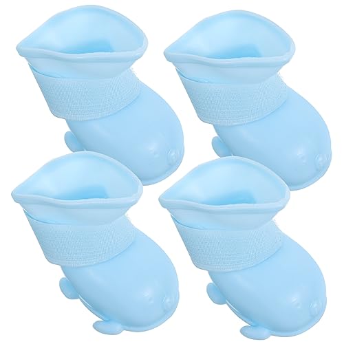 Hohopeti 1 Satz rutschfeste Hundeschuhe, Praktische, Verstellbare Hunde-Regenstiefel, Praktische Haustier-Regenstiefel, Welpenschuhe Hohopeti 1 Satz rutschfeste Hundeschuhe, Praktische, Verstellbare Hunde-Regenstiefel, Praktische Haustier-Regenstiefel, Welpenschuhe von Hohopeti