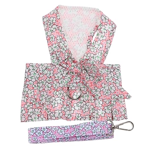 Hohopeti Hundekleid- Und Leinen-Set Verstellbar Für Welpen Outdoor-aktivitäten Blumenkleid Hohopeti Hundekleid- Und Leinen-Set Verstellbar Für Welpen Outdoor-aktivitäten Blumenkleid von Hohopeti