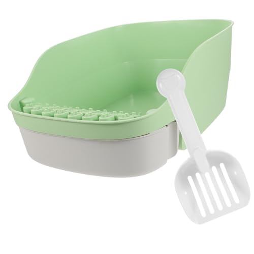 Hohopeti 1 Set Katzenstreubox Big Open Cat Müllblattkasten Katzen Toilette Mit Schaufel von Hohopeti