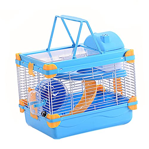 Hohopeti Kompakter dekorativer Hamsterkäfig mit doppellagigem Luxus- Orange/Blau Hohopeti Kompakter dekorativer Hamsterkäfig mit doppellagigem Luxus- Orange/Blau von Hohopeti