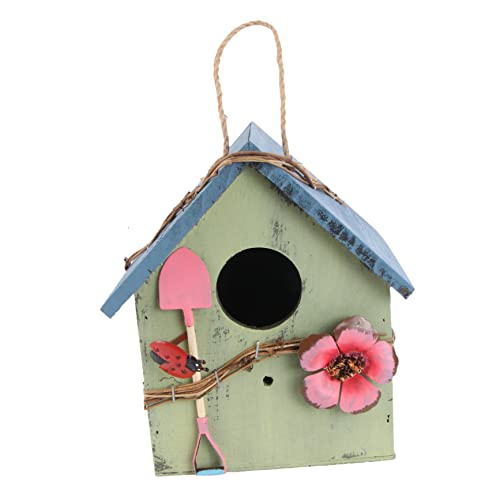 Hohopeti Handgemachte Vogelnest Holz Hof Hängen Vogel Für Garten Haushalte Hof Garten Ornament Hohopeti Handgemachte Vogelnest Holz Hof Hängen Vogel Für Garten Haushalte Hof Garten Ornament von Hohopeti