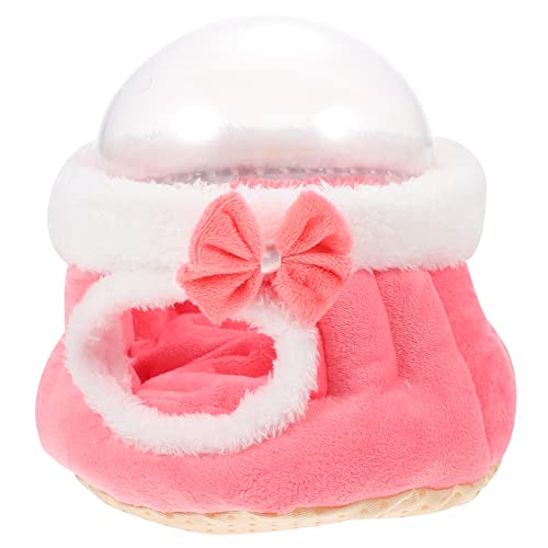 Hohopeti Warmes Haustiernest Bett Hamsternest Versteck Burg warmes Winternest für Meerschweinchen in Rosa S Hohopeti Warmes Haustiernest Bett Hamsternest Versteck Burg warmes Winternest für Meerschweinchen in Rosa S von Hohopeti