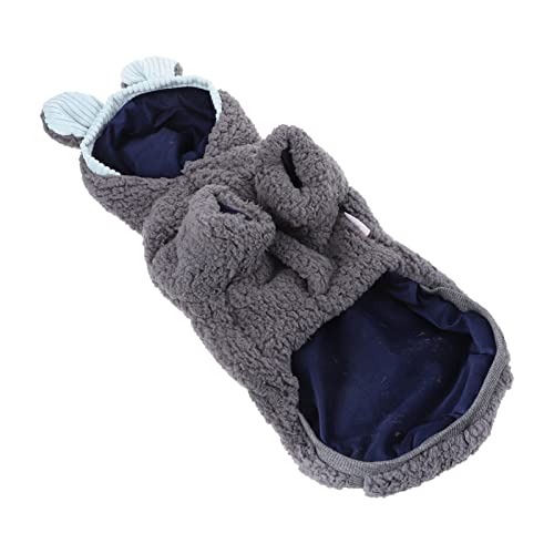 Hohopeti Haustierbedarf Hund Warme Jacke Ohr Design Warme Haustier Hoodie Für Hunde Welpen Katzen von Hohopeti