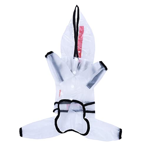 Hohopeti Regenmäntel Hund wasserdicht Pet Slicker Regenmantel Hund Regenmantel Dackel Hoodie Haustier Regen Jacke von Hohopeti