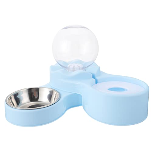 Hohopeti 1stück Katzen-fütterungsgerät Automatischer Wasserspender Und Futterstation Mit Langlebigem Design Für Haustiere - Mit Großem Wasserspeicher Und Rutschfestem Untergrund von Hohopeti