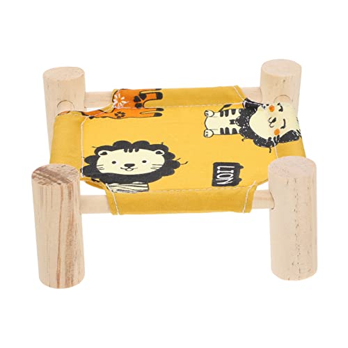 Hohopeti Haustier Zelt Bett Abnehmbare Hamster Hängematte Holz Rack Meerschweinchen Bett Nest Design von Hohopeti