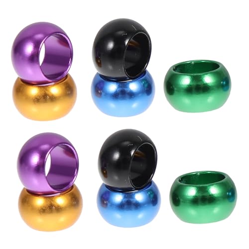 Hohopeti 10stücke Metall Tauben Fuß Ring Aluminium Vogel Bein Band Taubenringe Brieftaubenbedarf Taubenfußkreis Metallringe Vogelbeinbänder von Hohopeti