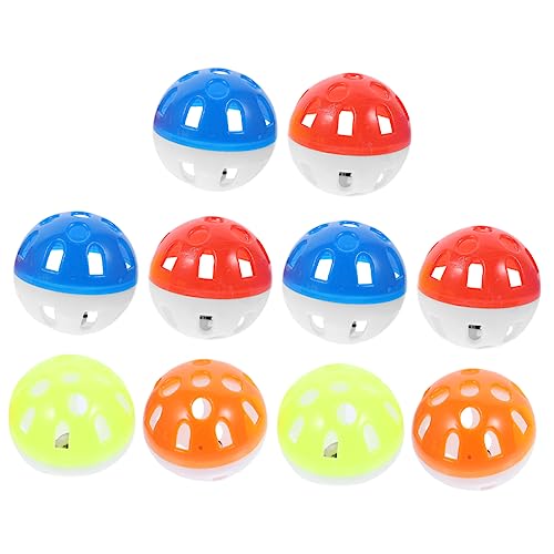 Hohopeti Vogel Bälle Spielzeug Set 10 Stücke Papagei Glocken Papagei Käfig Zubehör Für Papageien Hohopeti Vogel Bälle Spielzeug Set 10 Stücke Papagei Glocken Papagei Käfig Zubehör Für Papageien von Hohopeti