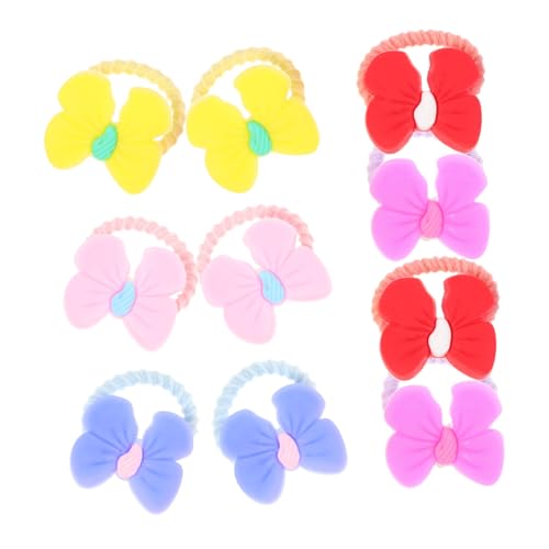 Hohopeti 10stücke Pack Hund Haarschleifen Welpen Schleifen Mit Gummiband Tierpflege Schleifen Für Kleine Hunde Als Kopfschmuck Für Alltag Und Festen von Hohopeti