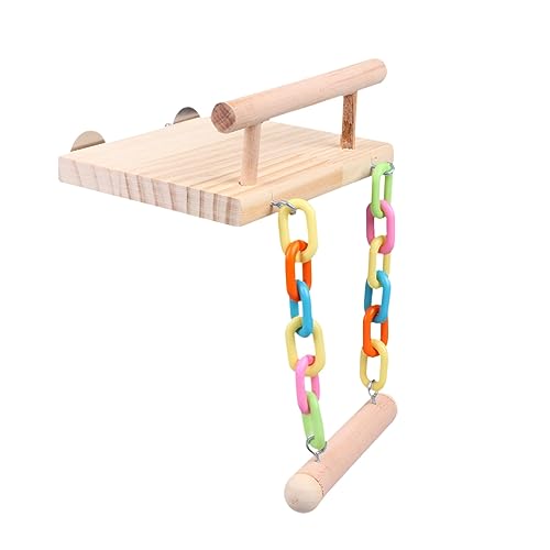 Hohopeti 1PC Haustier Papagei Spielständer Vogel Spielzeug Schaukel Spielzeug Set Schaukel und Sitzgelegenheiten Plattformen für Papageien und Vögel Hohopeti 1PC Haustier Papagei Spielständer Vogel Spielzeug Schaukel Spielzeug Set Schaukel und Sitzgelegenheiten Plattformen für Papageien und Vögel von Hohopeti