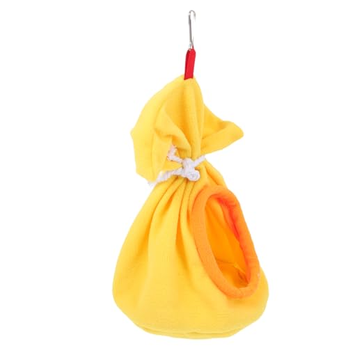 Hohopeti 1Stk Nest winterk mastubatoren bedbag schlafsäcke Vogelzubehör Parrot Flauschiges Vogelversteck Vogel hängendes Zelt Vogelschutz Papagei Schlafsack Vogel Schlafsack Flanell Yellow Hohopeti 1Stk Nest winterk mastubatoren bedbag schlafsäcke Vogelzubehör Parrot Flauschiges Vogelversteck Vogel hängendes Zelt Vogelschutz Papagei Schlafsack Vogel Schlafsack Flanell Yellow von Hohopeti