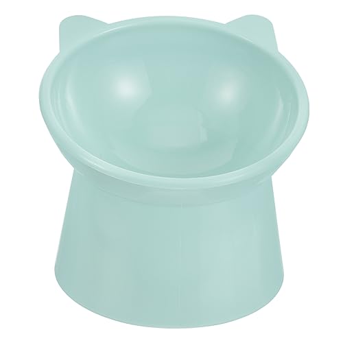 Hohopeti 1stück Hochgestellter Pet Bowl Für Katzen Und Hunde Langlebiger Rutschfester Futter Und Wassernapf Lichtgrün Für Gesundes Und Trinken von Hohopeti