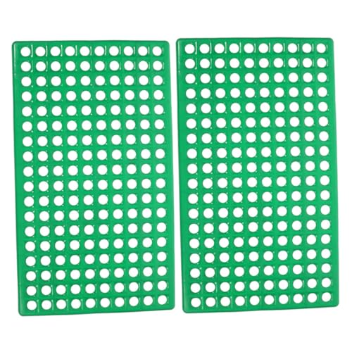 Hohopeti 2 STÜCK Teiliges Abs Bodenmatten mit Rundloch Design für Kaninchenkäfige Langlebig Belüftet Geeignet für Kleine Nager Wie Kaninchen Hamster Meerschweinchen Leichte von Hohopeti
