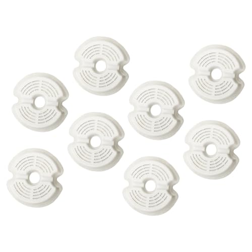 Hohopeti 2 Sätze Pet Trinkbrunnen Filter Ersatz Aktivkohlefilter mit Rundem Ausschnitt Wasserfilter für Katzen Hundebrunnen Weiches Wasser Effektive Filtration Für Haustier Trinkbrunnen von Hohopeti