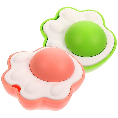 Hohopeti Spielzeug 2 Stück Drehbar Für Katzen Leckspielzeug Indoor-Spielzeug Keine Chemikalien Hohopeti Spielzeug 2 Stück Drehbar Für Katzen Leckspielzeug Indoor-Spielzeug Keine Chemikalien von Hohopeti