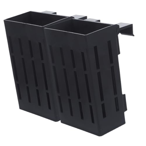 Hohopeti 2 Stück Aquarium Pflanzenhalter Hängend Wasserpflanzen Topf mit Löchern Kunststoff Langlebig für Aquarien Dekoration Vielseitig für Hydroponik und Wasserpflanzen Geeignet von Hohopeti