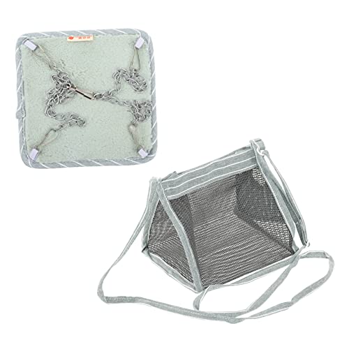 Hohopeti 2-teilige Tragetasche für Kleintiere mit Reisekäfig für Haustiere Faltbare Tragehängematte für Hamster Rennmäuse Meerschweinchen Chinchillas Eichhörnchen Igel Hohopeti 2-teilige Tragetasche für Kleintiere mit Reisekäfig für Haustiere Faltbare Tragehängematte für Hamster Rennmäuse Meerschweinchen Chinchillas Eichhörnchen Igel von Hohopeti