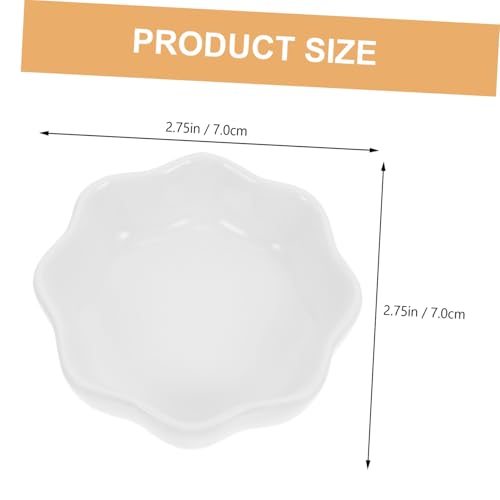 Hohopeti 2 Stück Hamster Futternapf Keramik Waschbar Verschleißfest Kompakte Nagetier Fressschale für Meerschweinchen Kaninchen Kleintiere Haustier Zubehör von Hohopeti