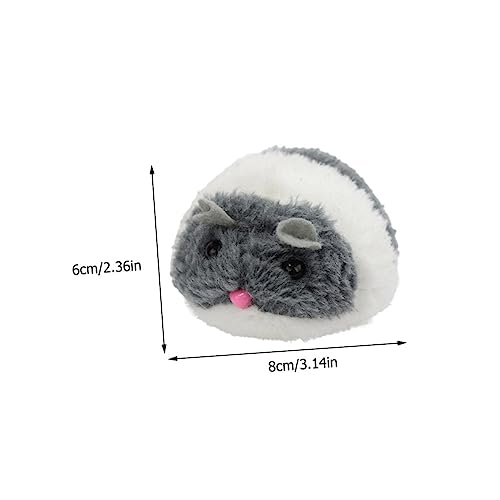 Hohopeti 2 Stück Katzenplüschmäuse mit Geräusch und Vibration Interaktives Kätzchenspielzeug zum Ziehen Fördert Bewegung und Beschäftigung Geeignet für Hauskatzen und Kätzchen Hohopeti 2 Stück Katzenplüschmäuse mit Geräusch und Vibration Interaktives Kätzchenspielzeug zum Ziehen Fördert Bewegung und Beschäftigung Geeignet für Hauskatzen und Kätzchen von Hohopeti