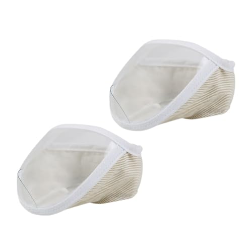 Hohopeti 2 Stück Praktisches Transparente Katzenschnäuzer aus Hochwertigem Polyester Atmungsaktiv und Langlebig für Fellpflege und Medikamentengabe bei Katzen mit Kopfumfang von Hohopeti